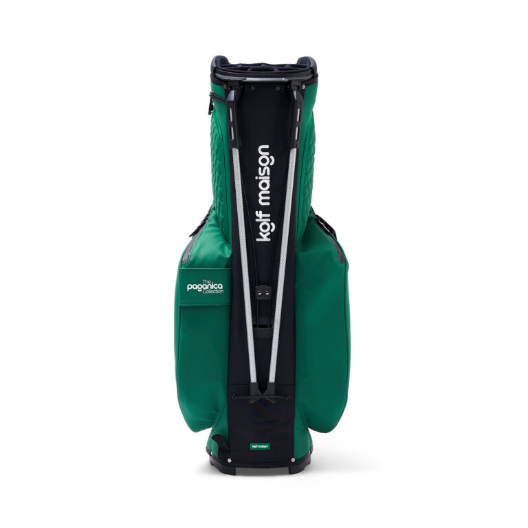 Luxury Kolf Maison Paganica G Stand Bag in Green Souverain with premium features