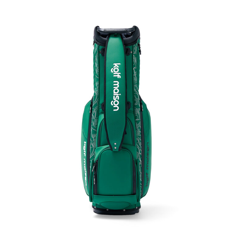 Luxury Kolf Maison Paganica G Stand Bag in Green Souverain with 14-way divider system.