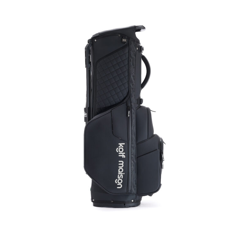 Elegant Kolf Maison luxury golf stand bag showcasing premium craftsmanship and design.