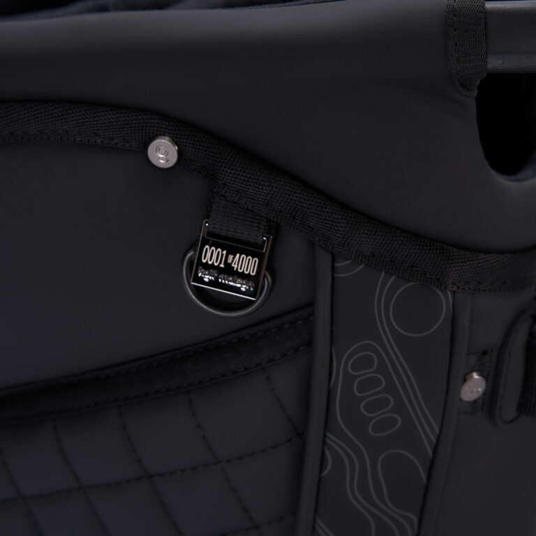 Kolf Maison luxury golf stand bag showcasing premium craftsmanship and elegant design.