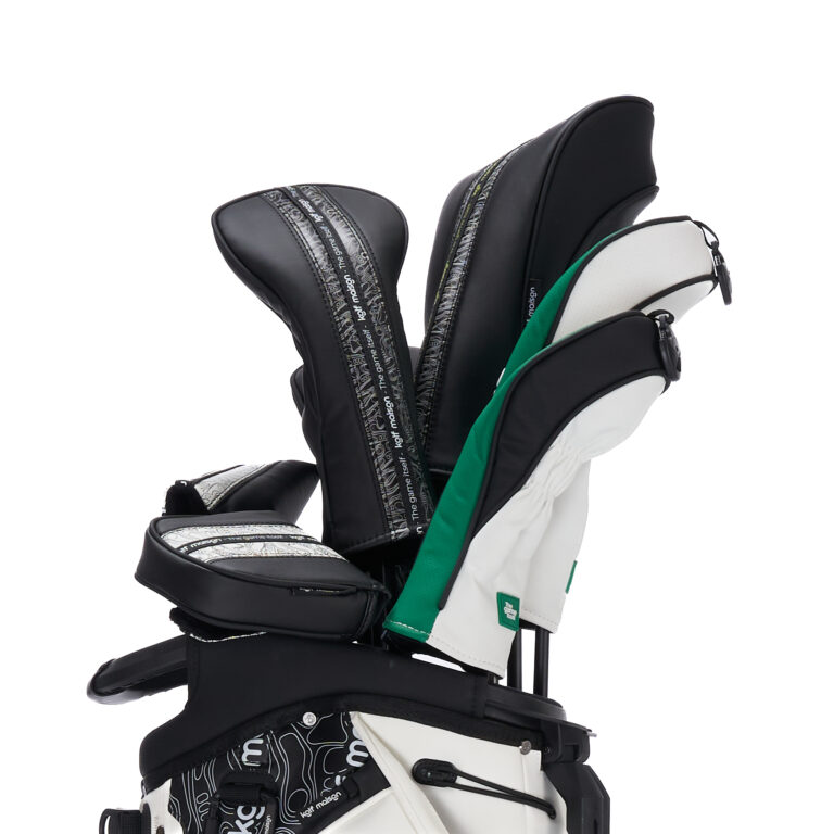 Elegant Paganica Golf Head Cover Set in premium leather