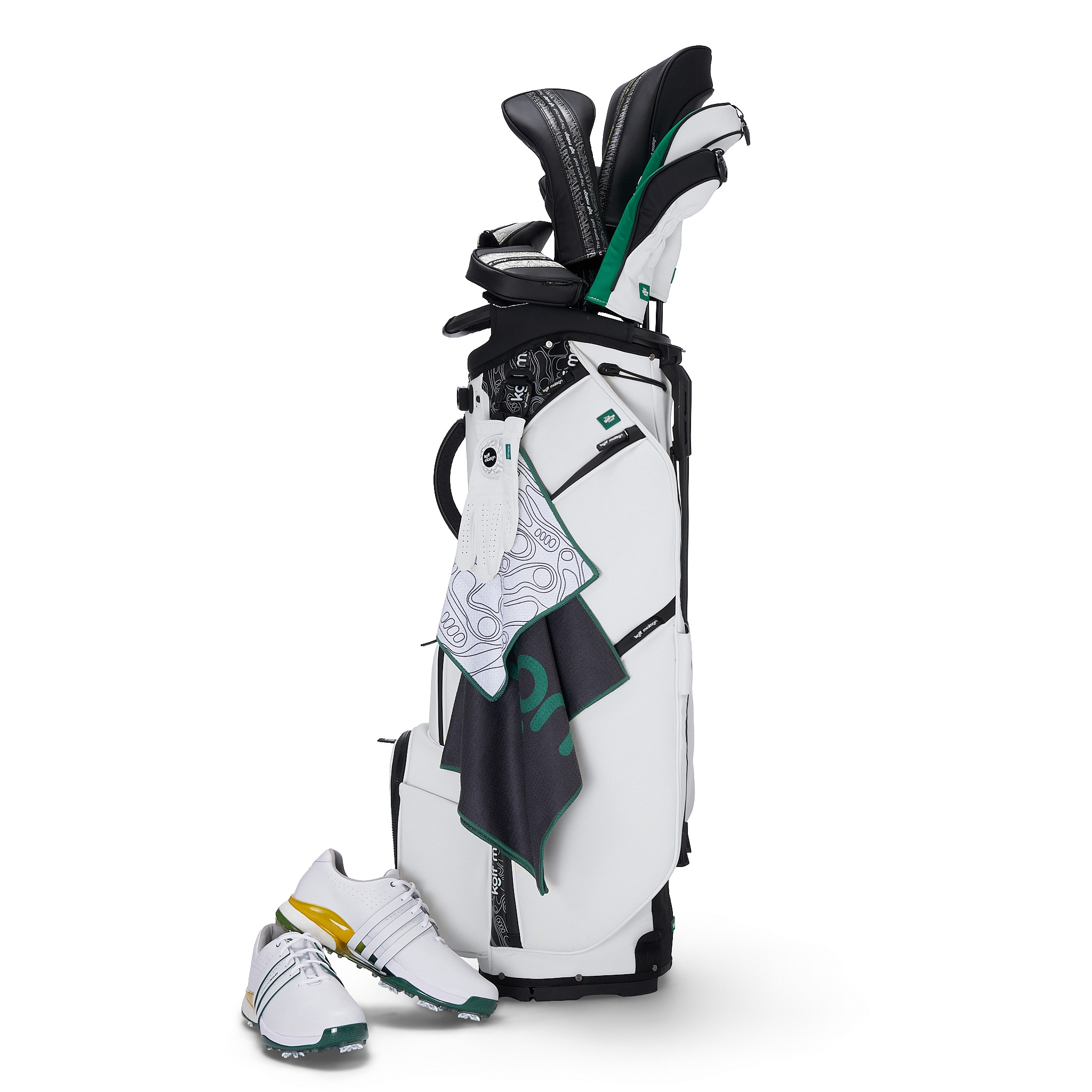 Kolf Maison Paganica Stand Bag in premium PU leather with matte finish.