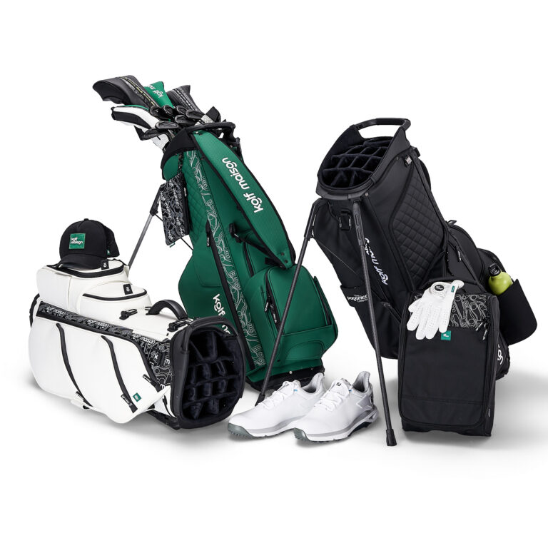 Kolf Maison Paganica Head Cover Set featuring artisan-crafted golf club covers.