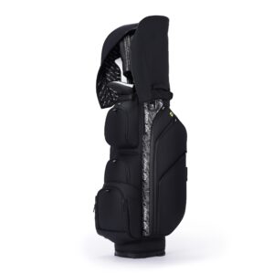 Kolf Maison Luxe Golf Cart Bag in premium PU leather with 14-way dividers