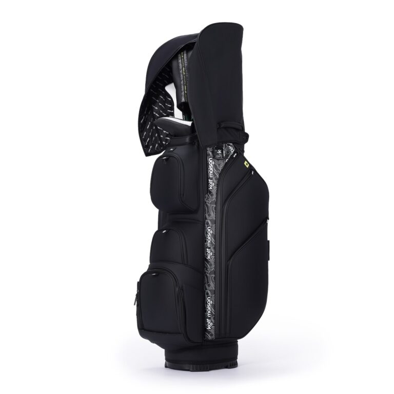 Kolf Maison Luxe Golf Cart Bag in premium PU leather with 14-way dividers