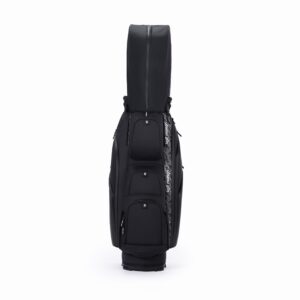 Kolf Maison Luxe Golf Cart Bag showcasing premium PU leather and 14-way dividers
