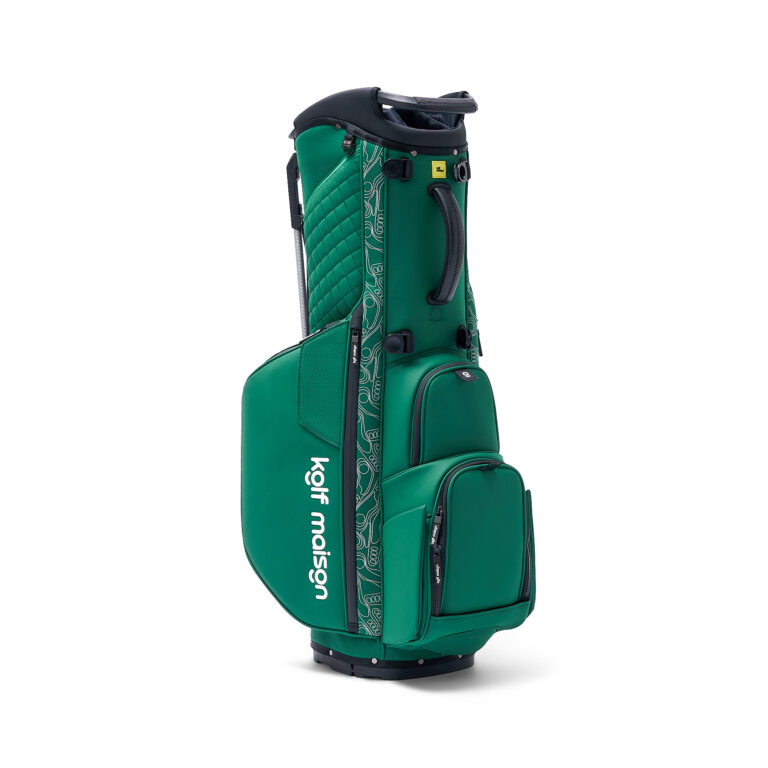 Luxury Kolf Maison Paganica G Stand Bag in Green Souverain with 14-way divider system