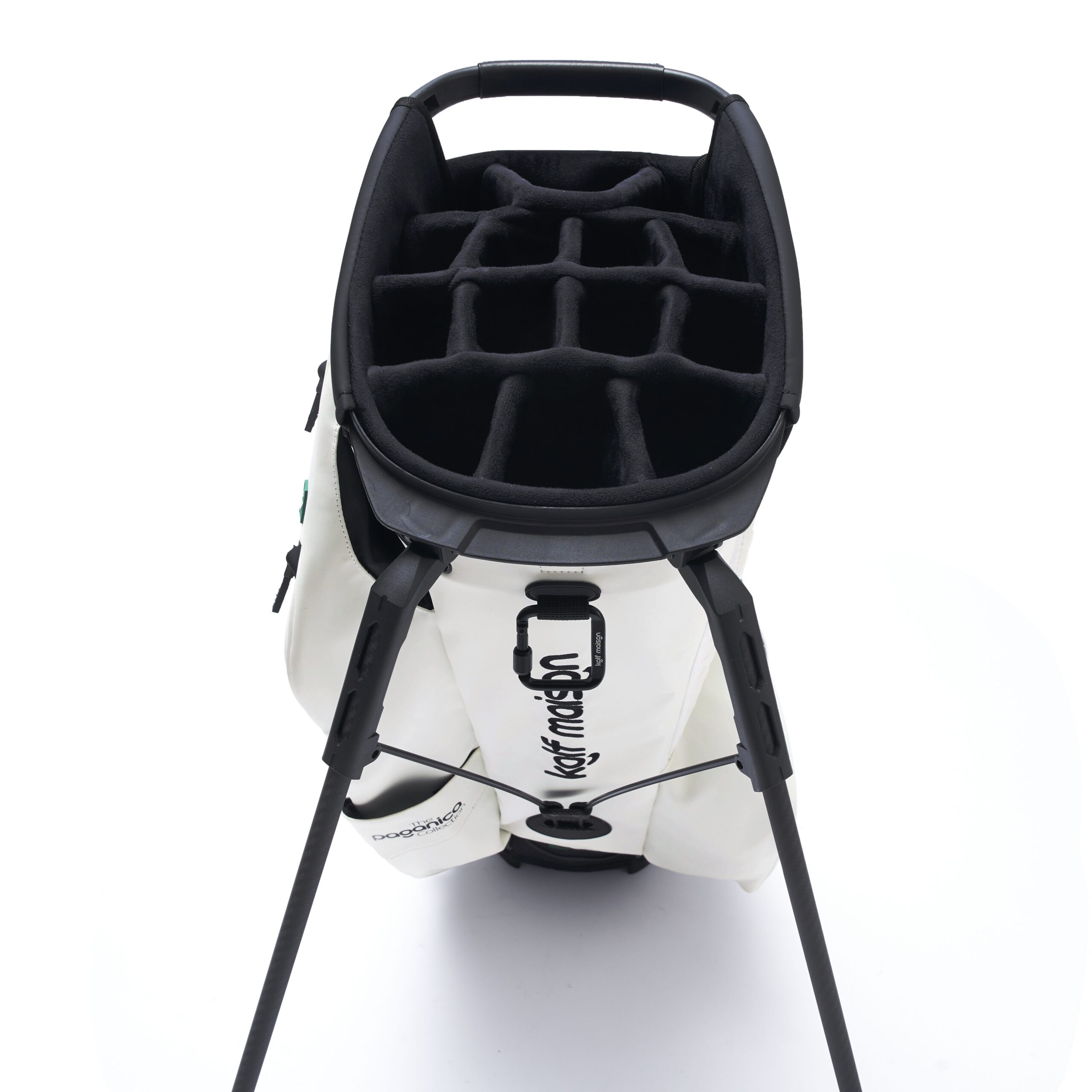 Kolf Maison Luxe Golf Cart Bag in premium PU leather, showcasing refined design and functionality.