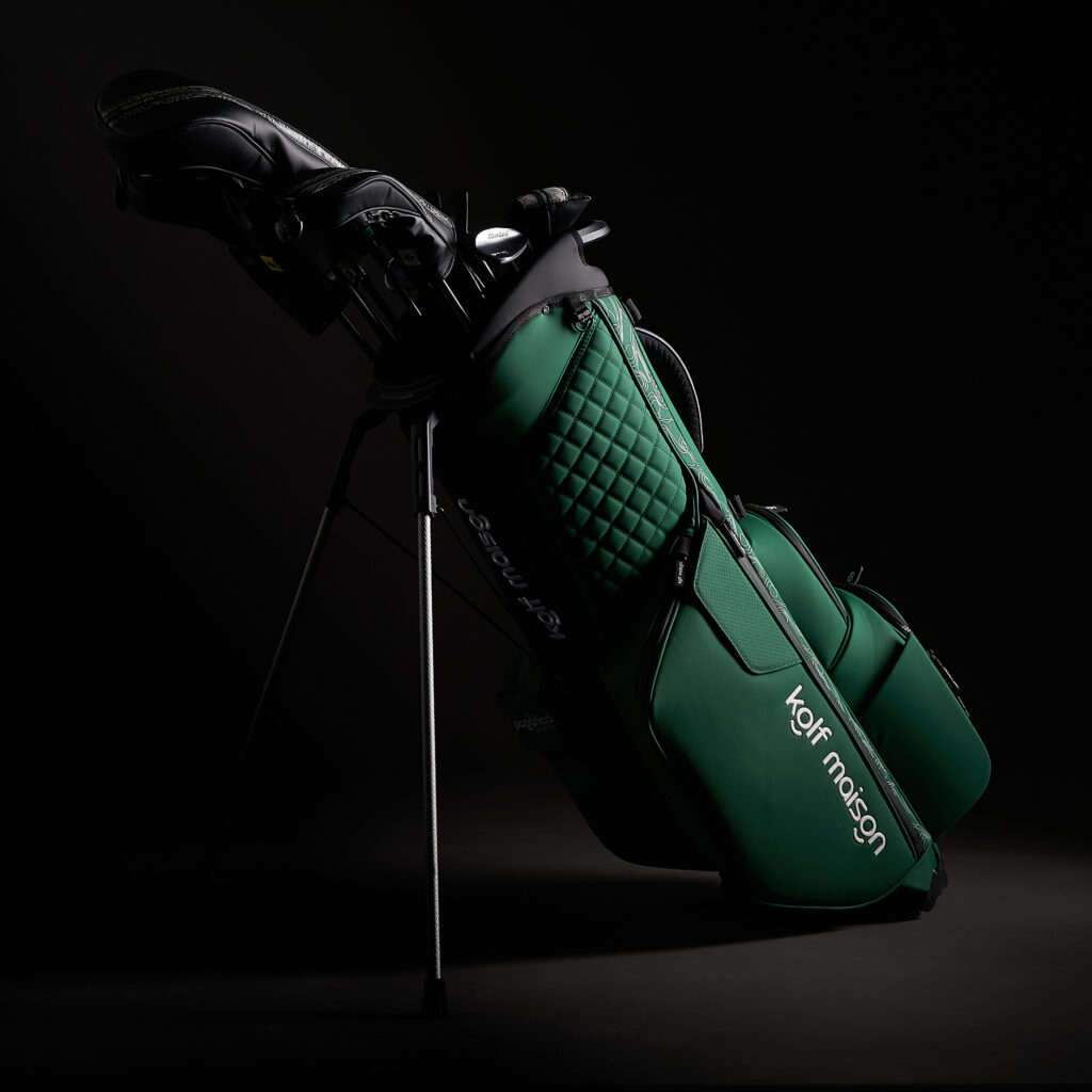 Premium golf stand bag by Kolf Maison, crafted for elegance and functionality.
