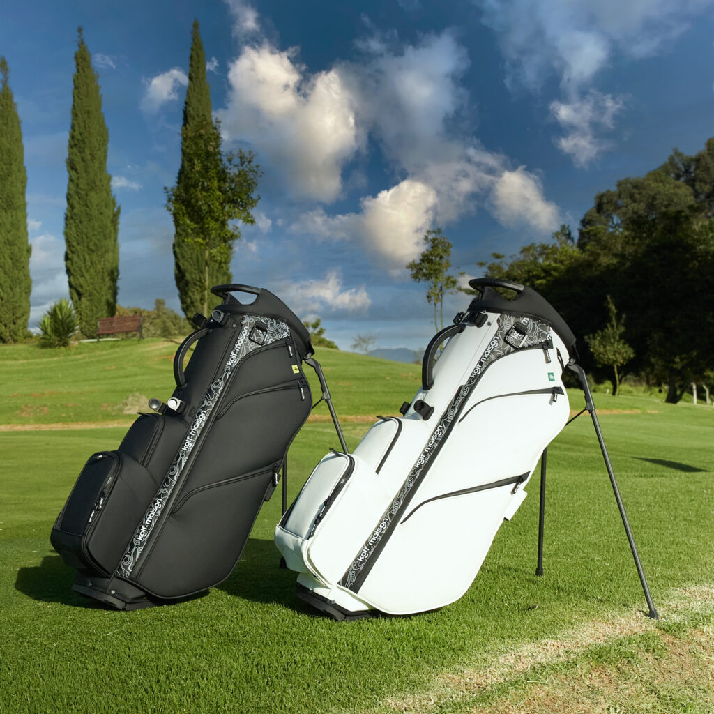 Paganica Stand Bag in premium PU leather with velvet-lined pockets