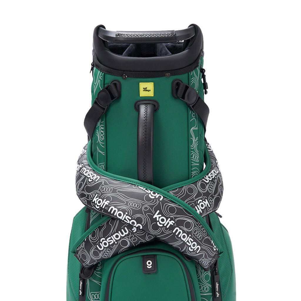 Luxurious leather golf bag from Kolf Maison