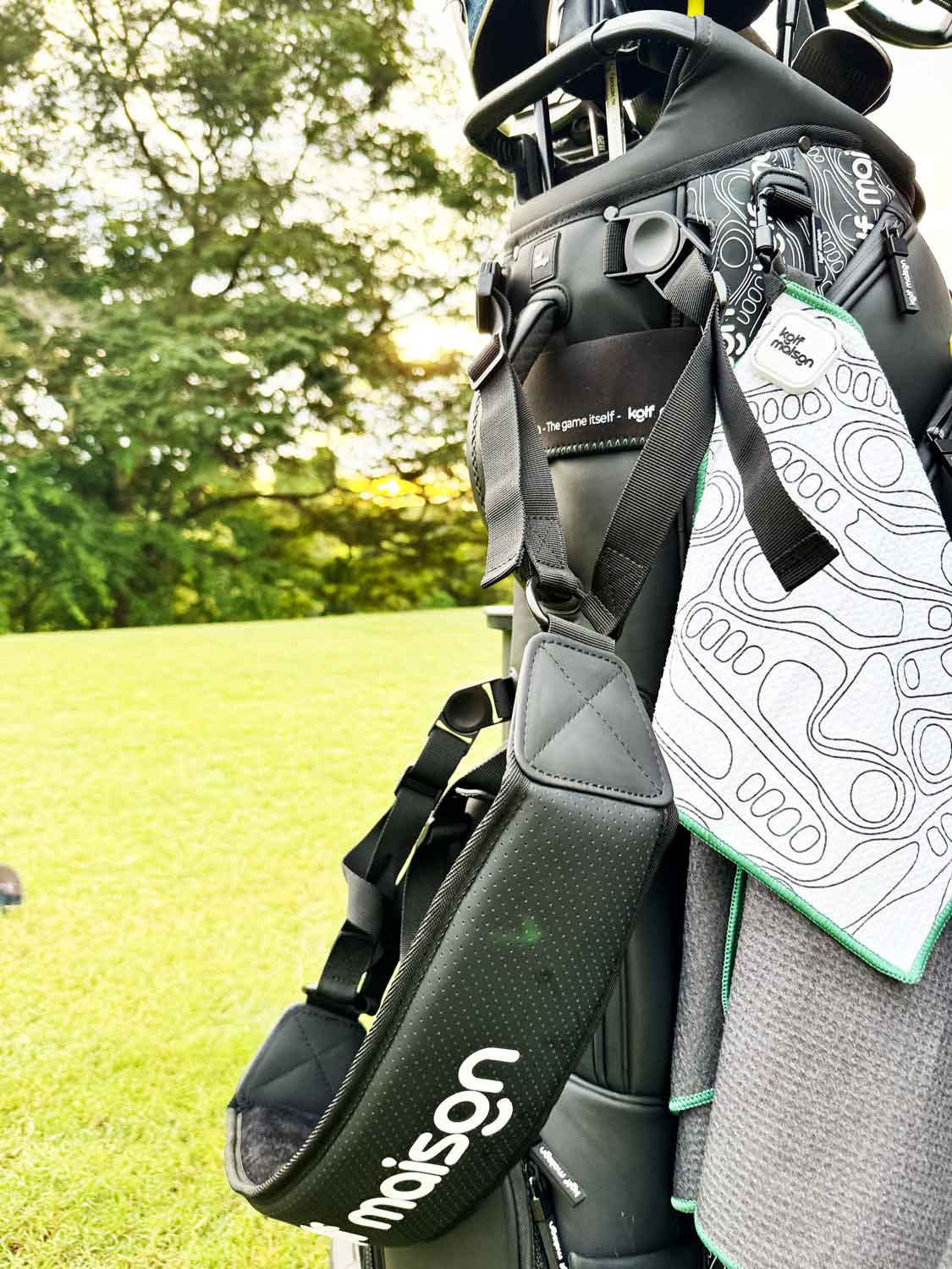 Kolf Maison's Handcrafted Golf Bags with Magnetic Towels