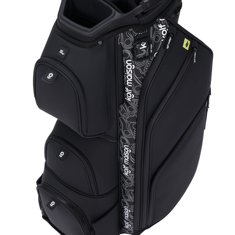 Kolf Maison Luxe Golf Cart Bag in premium PU leather with 14-way dividers