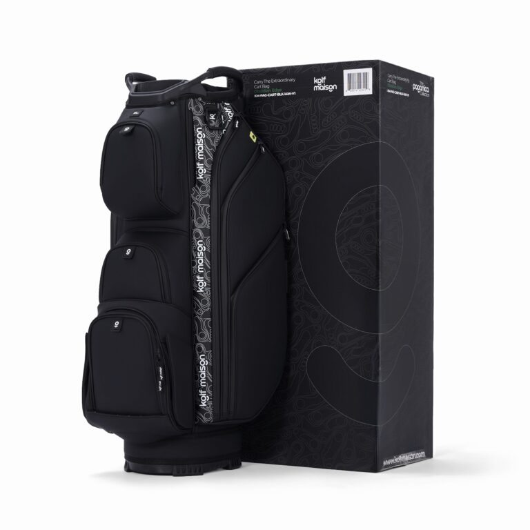 Premium Kolf Maison Luxe Golf Cart Bag with 14-way dividers and waterproof features