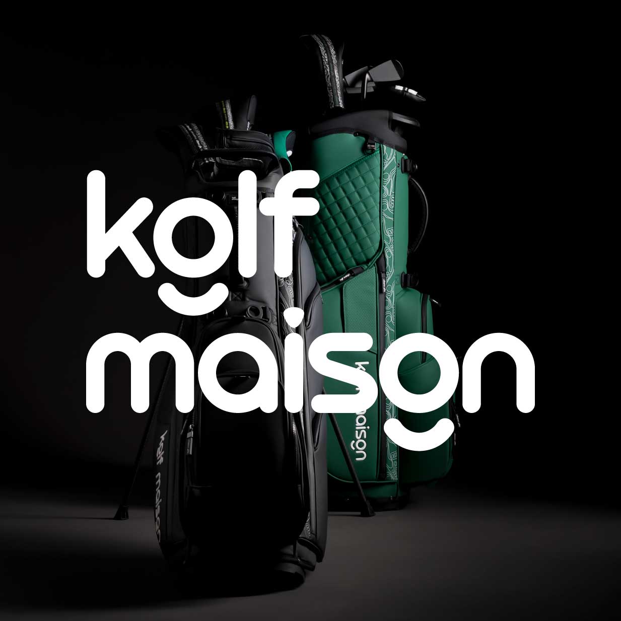 Kolf Maison Paganica Stand Bag in premium PU leather with matte finish.