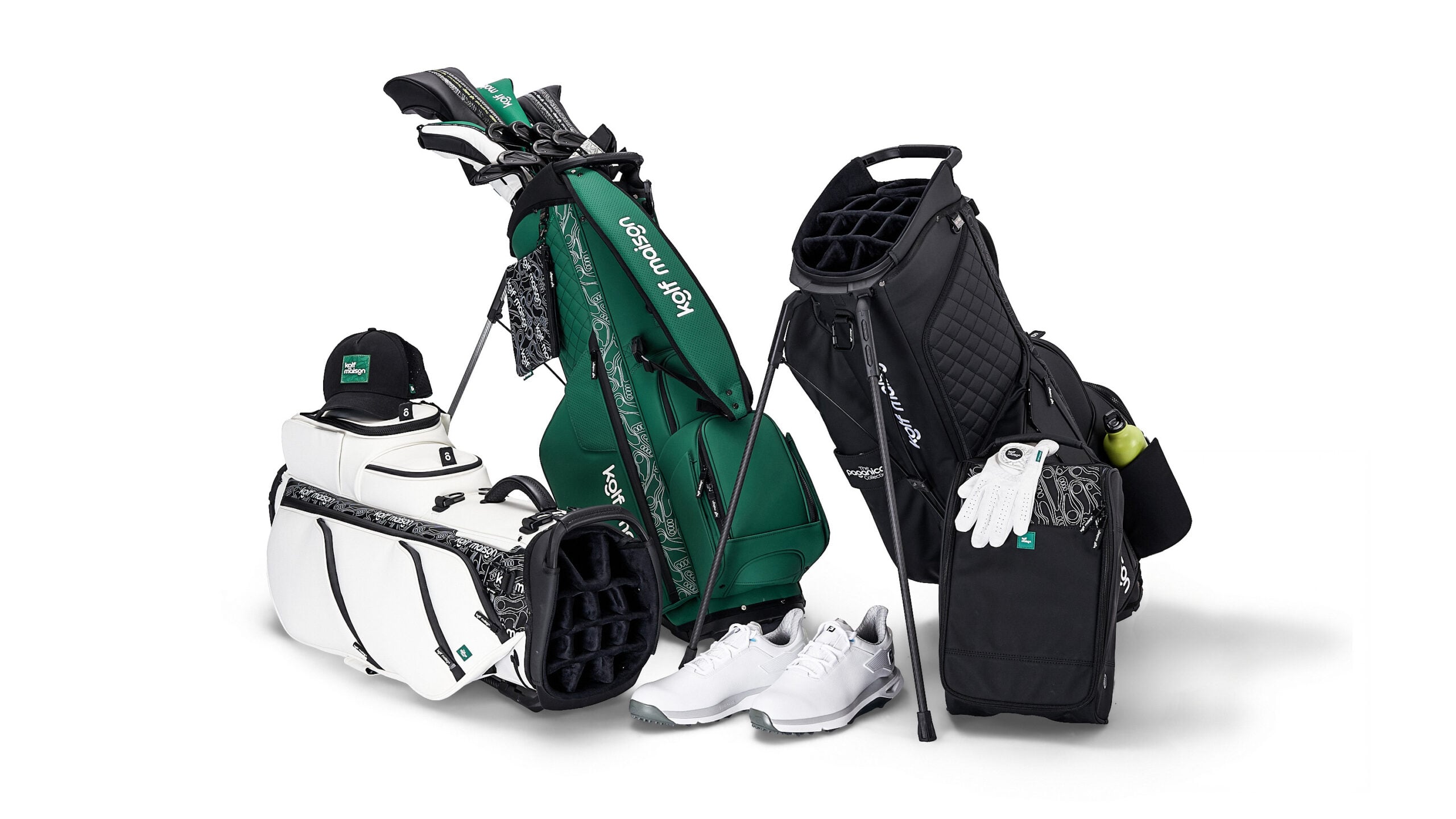 Kolf Maison Paganica Stand Bag in premium PU leather with intelligent engineering for discerning golfers.